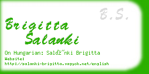 brigitta salanki business card
